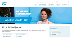 Desktop Screenshot of fnv.nl